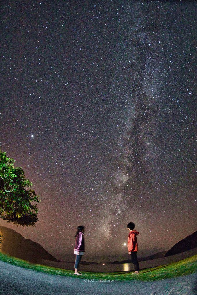 奄美大島の南、加計呂麻島で星空フォト