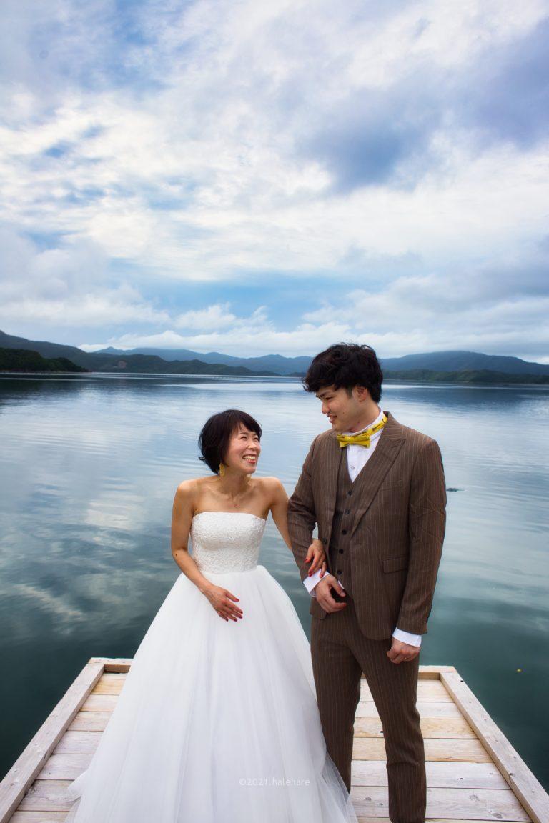 奄美大島の南、加計呂麻島でウェディングフォト