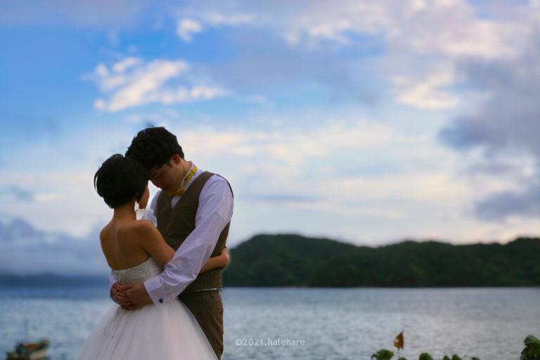 奄美大島の南、加計呂麻島でフォトウェディング